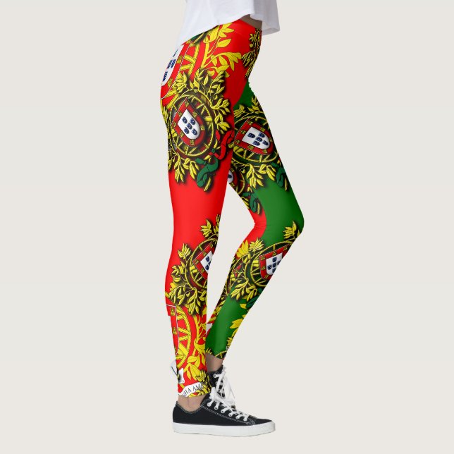 Portuguese patriotic designs leggings (Right)