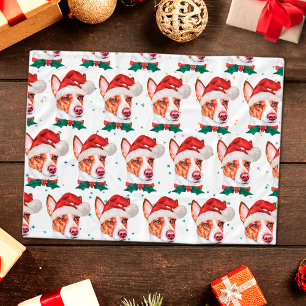 Portuguese Podengo Dog Breed Christmas Stars Fleece Blanket