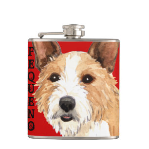 Portuguese Podengo Pequeno Hip Flask