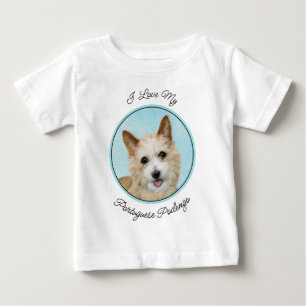 Portuguese Podengo Pequeno Painting - Original Art Baby T-Shirt