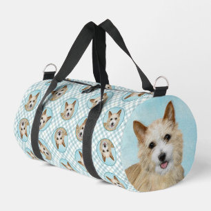 Portuguese Podengo Pequeno Painting Original Art Duffle Bag