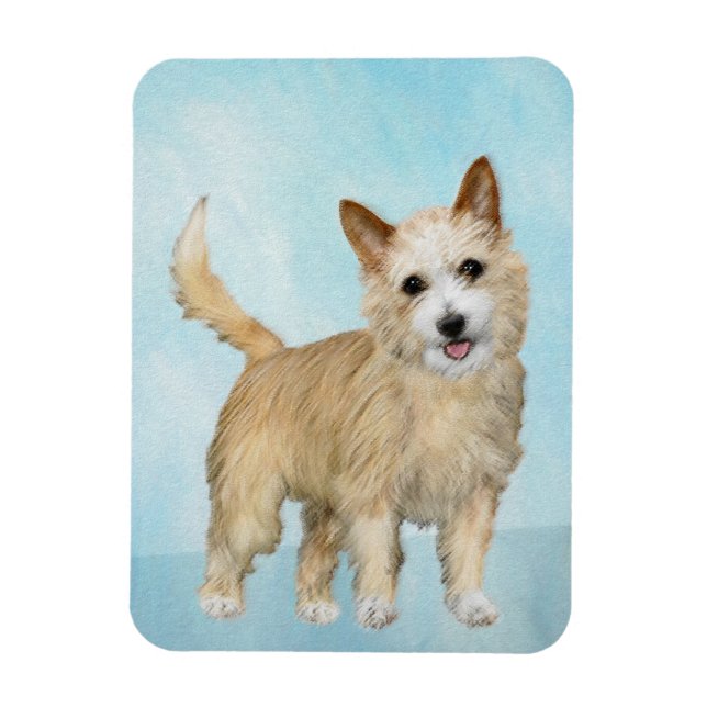 Portuguese Podengo Pequeno Painting - Original Art Magnet (Vertical)