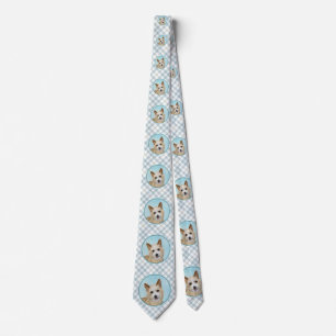 Portuguese Podengo Pequeno Painting - Original Art Tie