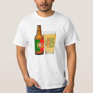 Portuguese Portugal Drinking Team  T-Shirt
