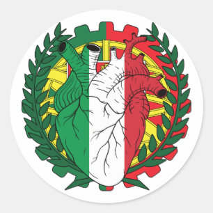 Portuguese Portugal Saint Josephs italian Italy Classic Round Sticker