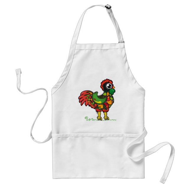 Portuguese Rooster apron (Front)