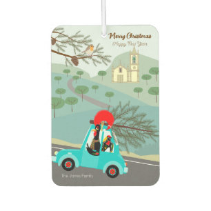  Portuguese Rooster Christmas festive ride Car Air Freshener