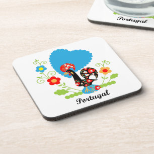 Portuguese Rooster Coaster
