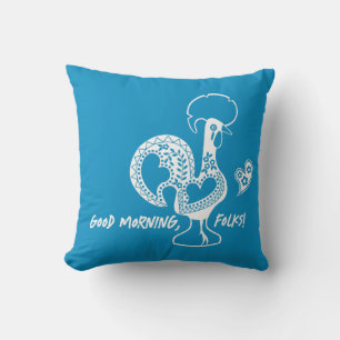 Portuguese Rooster Modern Silhouette Cushion