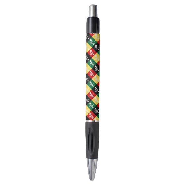 Portuguese Rooster of Barcelos colourful pattern (Front Vertical)