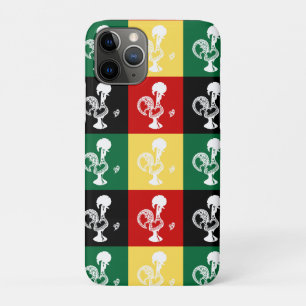 Portuguese Rooster of Barcelos colourful pattern Case-Mate iPhone Case