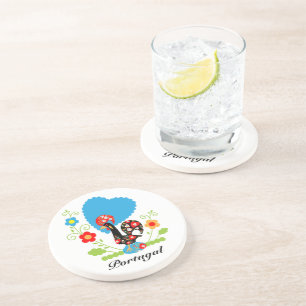 Portuguese Rooster Sandstone  Coaster