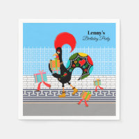 Portuguese Rooster with gifts 1st Birthday Party 
