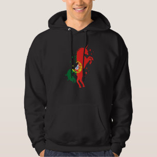 Portuguese Roots Unicorn Portugal Flag Hoodie