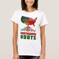 Portuguese Roots USA Flag Heritage