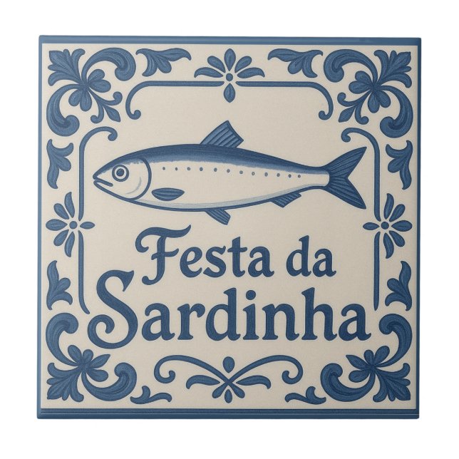 Portuguese sardine -  tile (Front)
