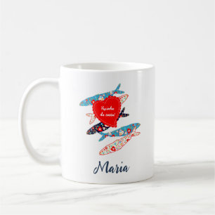 Portuguese sardines coffee mug