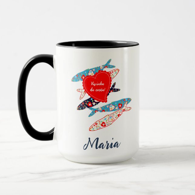Portuguese sardines mug (Left)