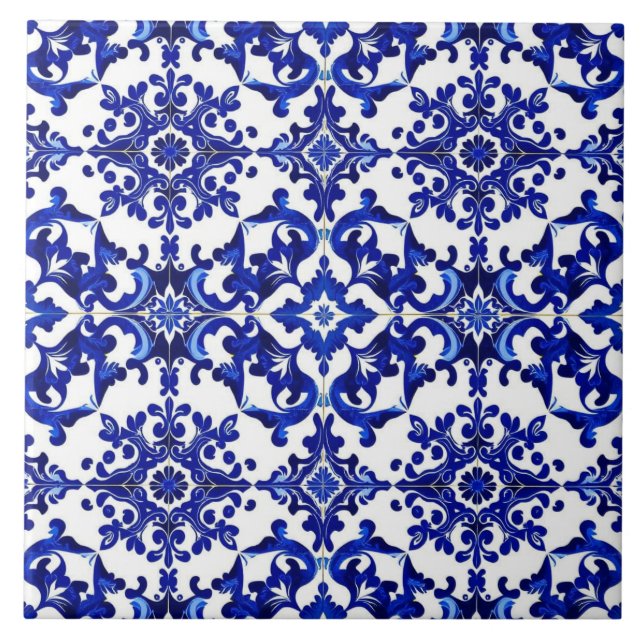portuguese scrollwork tile (Front)