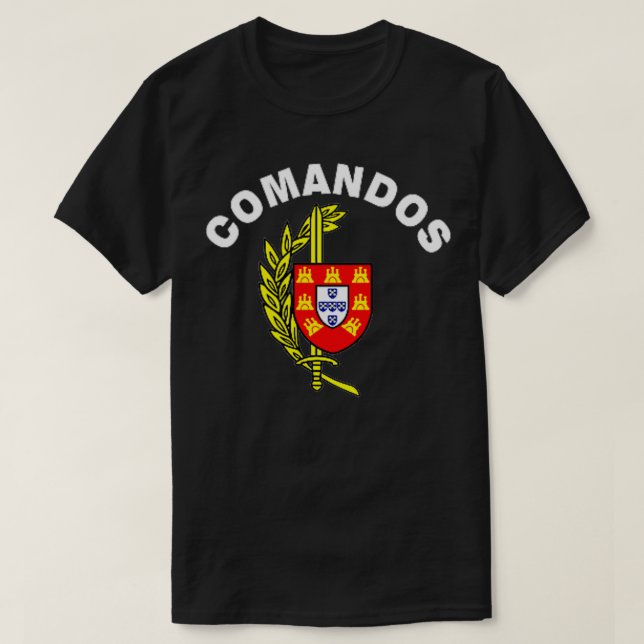 Portuguese Special s Comandos Tshirt (Design Front)