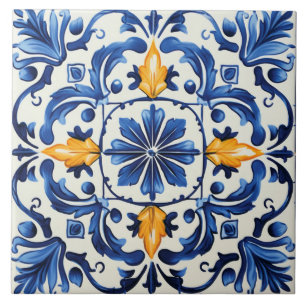 Portuguese style cute pattern tile