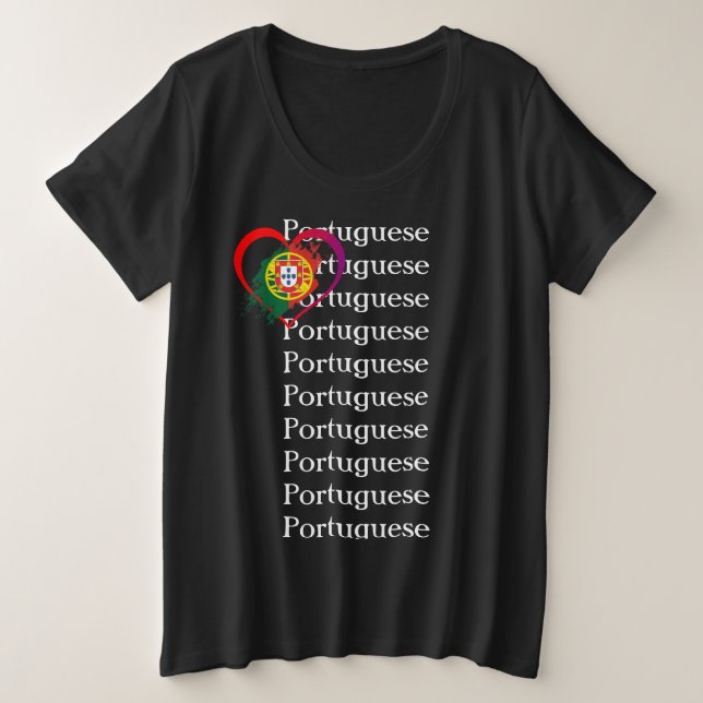 Portuguese  sweatshirt plus size T-Shirt (Design Front)