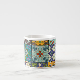 Portuguese Talavera Tile Design Espresso Cup
