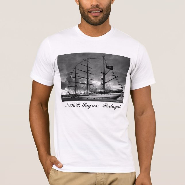 Portuguese tall ship t-shirt (Front)