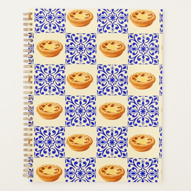 Portuguese Tart and Tiles Planner (Front)