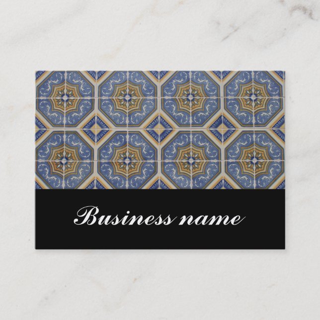 Portuguese tile business card (Front)