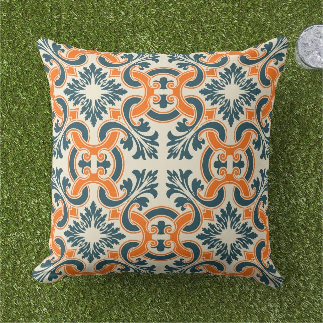Portuguese tile cushion (Grass)