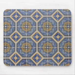 Portuguese tile mouse pad