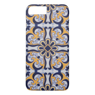 Portuguese tile pattern Case-Mate iPhone case
