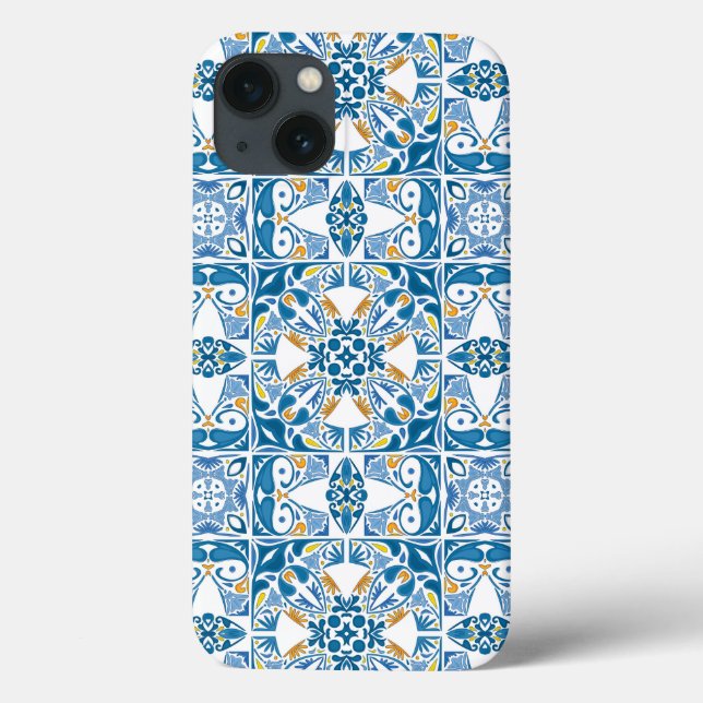 Portuguese Tile Pattern Case-Mate iPhone Case (Back)
