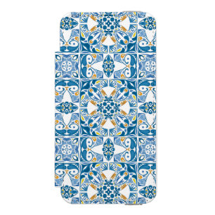 Portuguese Tile Pattern Incipio Watson™ iPhone 5 Wallet Case