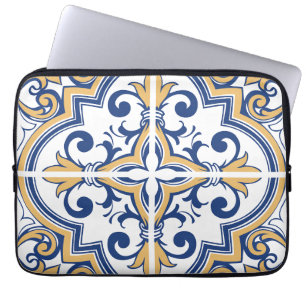 Portuguese tiles 1 laptop sleeve