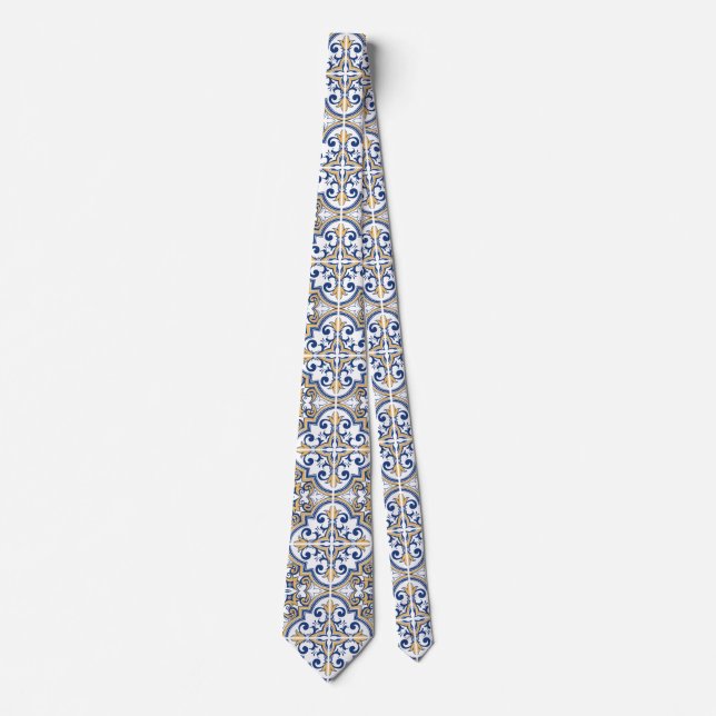 Portuguese tiles 1 tie (Front)