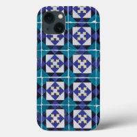 Portuguese Tiles - Azulejo Diamond Geometric
