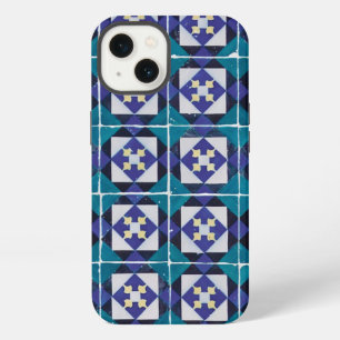 Portuguese Tiles - Azulejo Diamond Geometric iPhone 13 Case