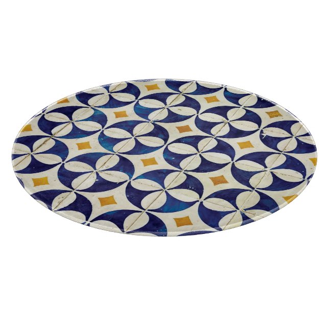 Portuguese Tiles - Azulejo Pattern Design Cutting Board (Corner)