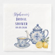 Portuguese Tiles Blue Mediterranean Bridal shower