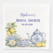Portuguese Tiles Blue Mediterranean Bridal shower