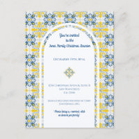 Portuguese tiles for family Christmas reunion