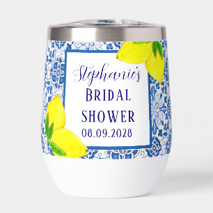 Portuguese Tiles Lemon Mediterranean Bridal shower