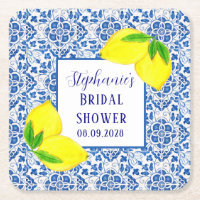 Portuguese Tiles Lemon Mediterranean Bridal shower