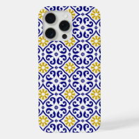Portuguese Tiles Mediterranean Blue Floral