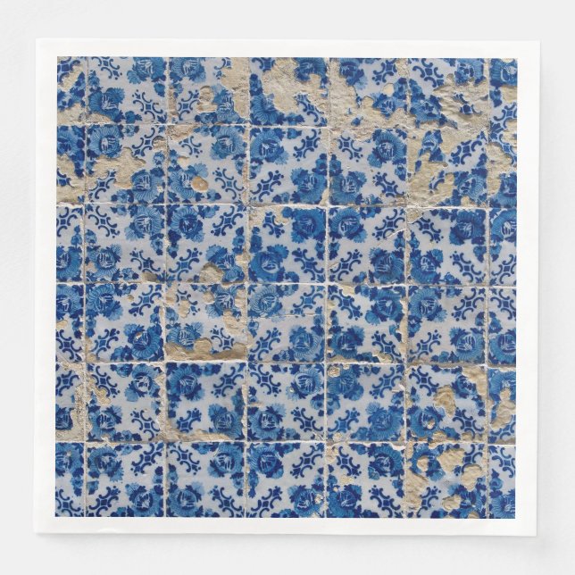 Portuguese tiles napkin (Front)
