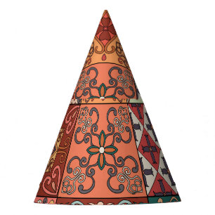 Portuguese Tiles: Talavera Style Azulejo. Party Hat