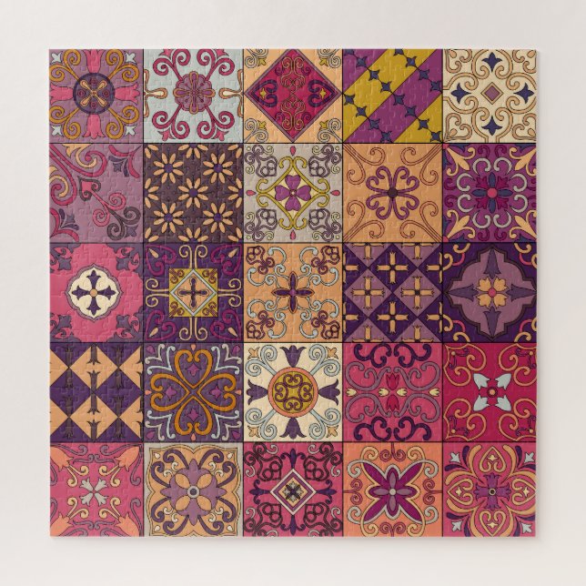 Portuguese tiles: talavera style pattern. jigsaw puzzle (Vertical)