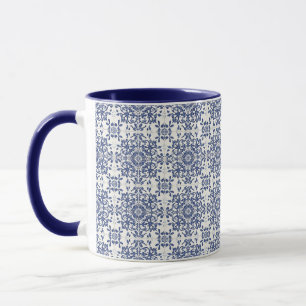 Portuguese Tiles Vintage Blue And White Case-Mate Mug